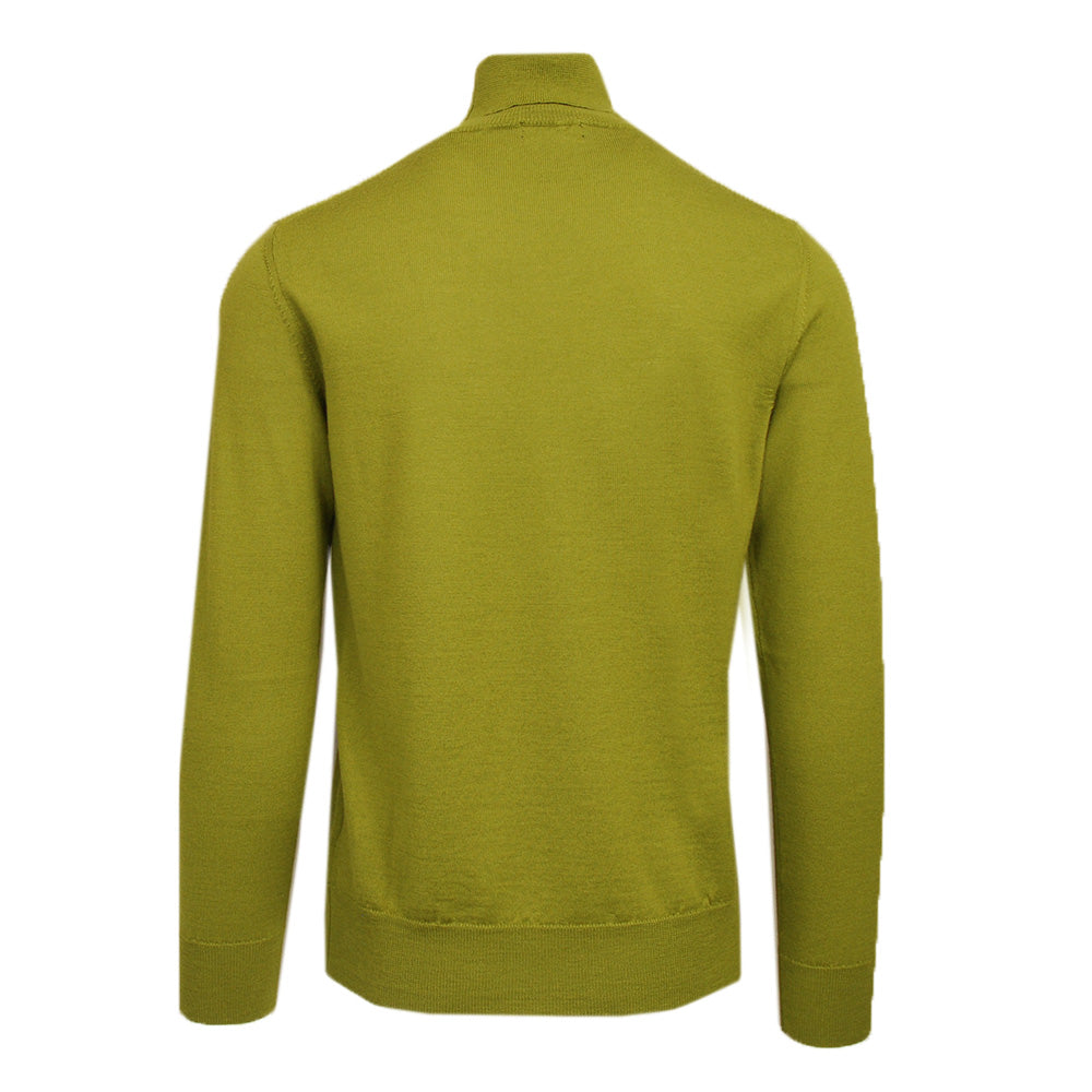 Green merino wool turtleneck sweater⎪ Orlando ⎪ Leonardo