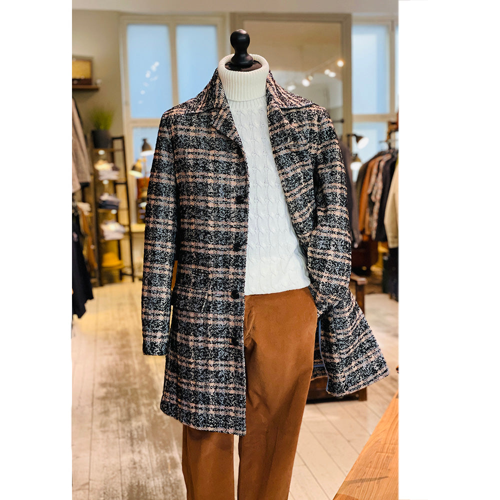 Checked wool coat ⎪ Hemingway ⎪ Reykjavik District