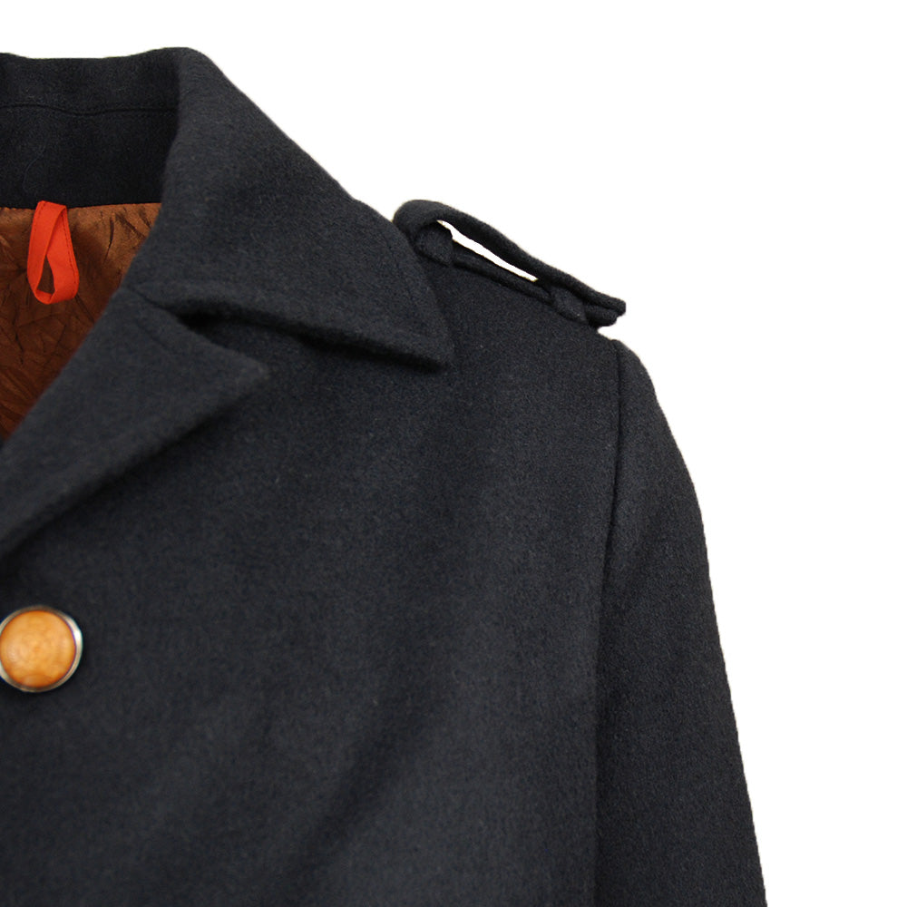 Dark blue wool coat Redford⎪Reykjavik District