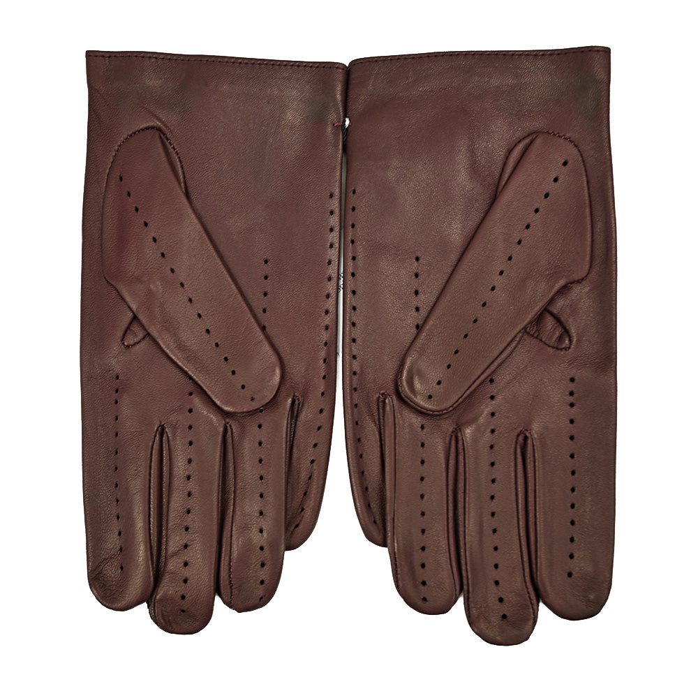 Bordeauxrote Fahrhandschuhe ⎪ Antonio ⎪ Parisi Gloves