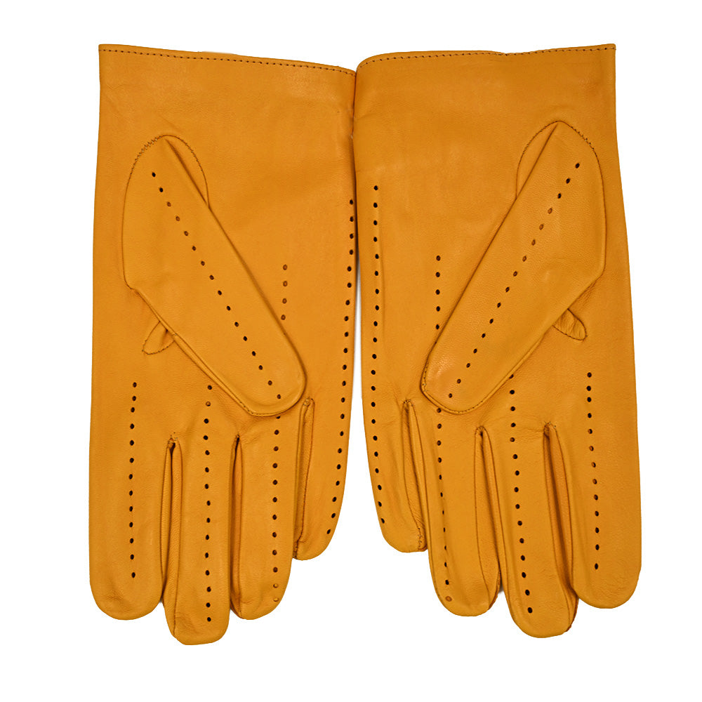 Yellow Driving Gloves ⎪ Antonio ⎪ Parisi Gloves