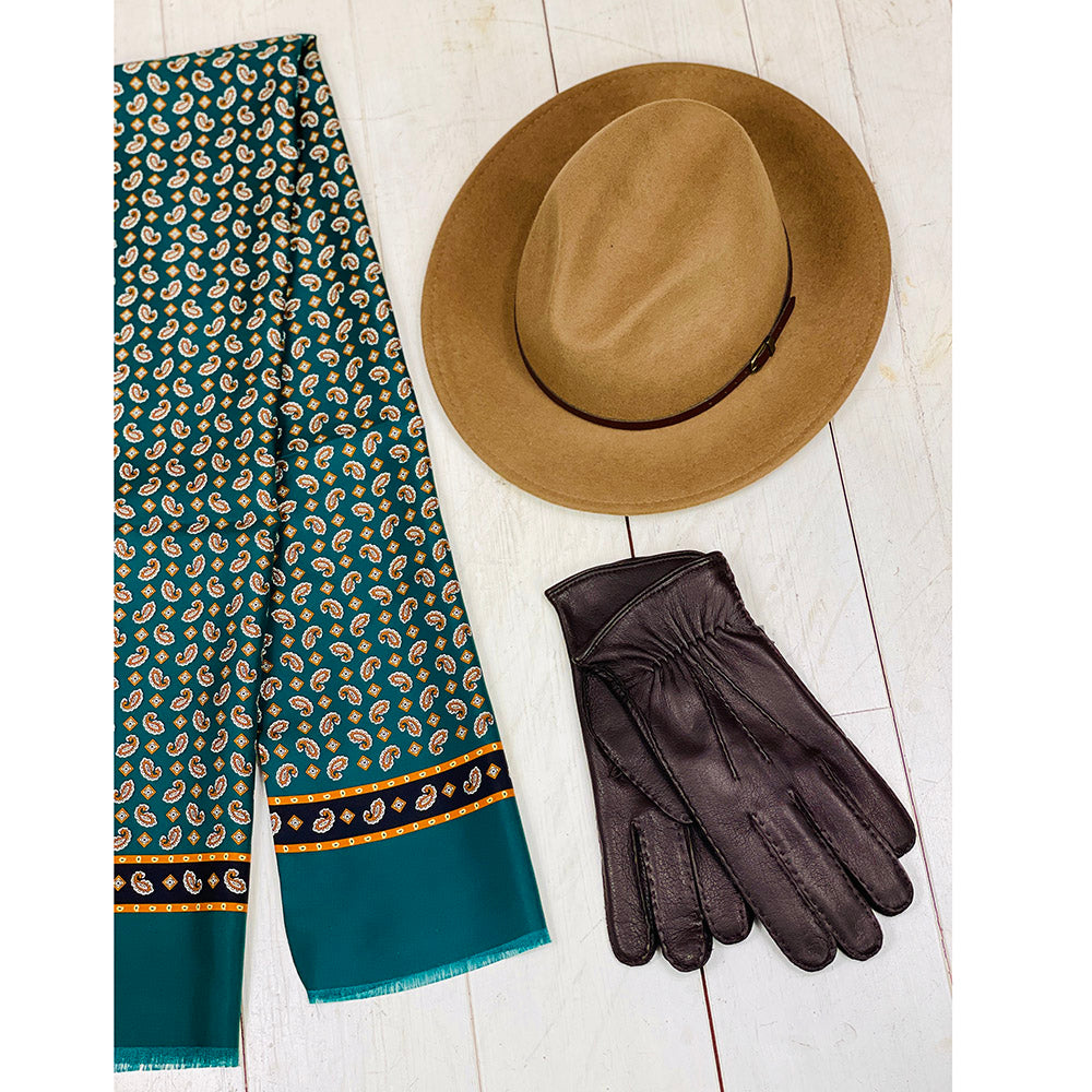 Tummanruskeat peurannahkahanskat ⎪ Leone ⎪ Parisi Handschuhe