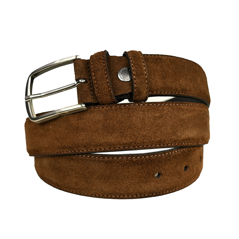Ruskea mokkanahkavyö⎪ Davide ⎪Tuscany Leather