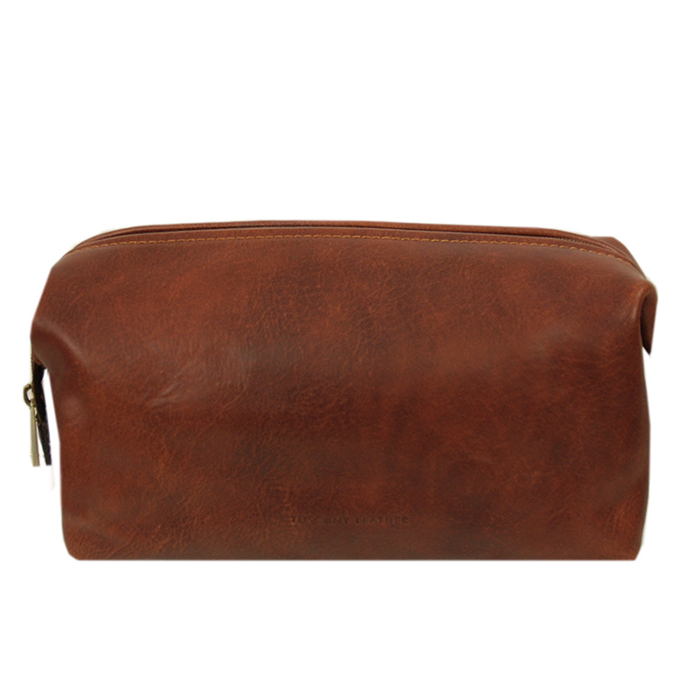 Große Ledertoilettentasche ⎪ Tuscany Leather