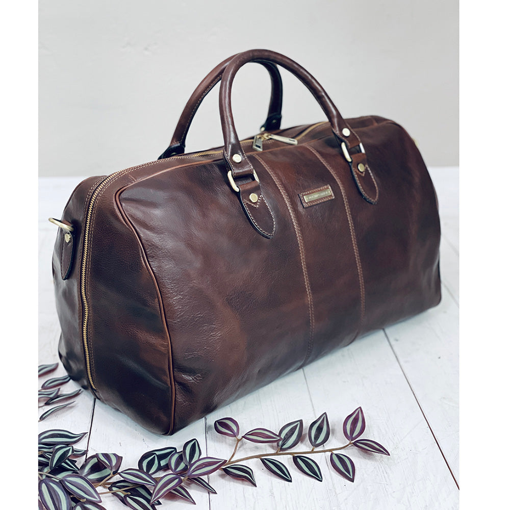 Large light brown weekend bag⎪ Lisbona