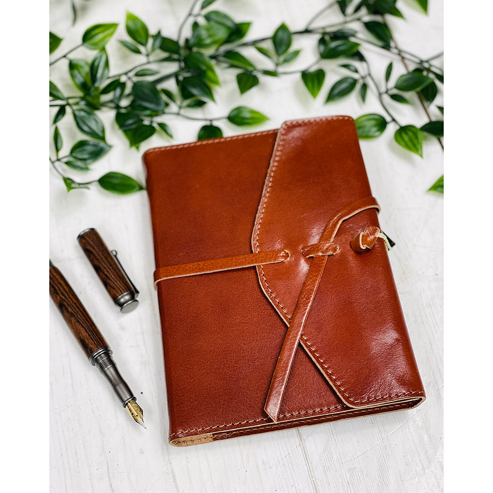 Hellbraunes Leder-Notizbuch ⎪ Tuscany Leather