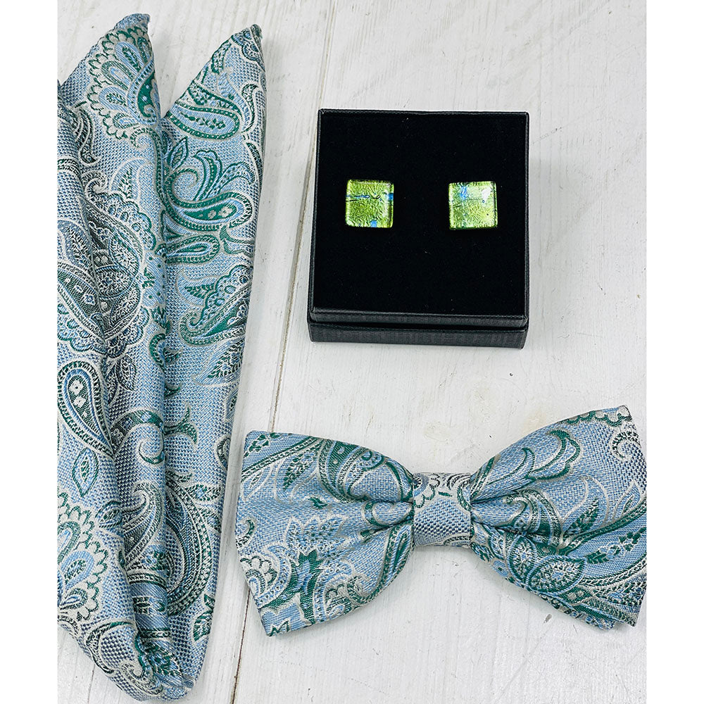 Blue-Green Cufflinks⎪ Tinti Matteo Venice