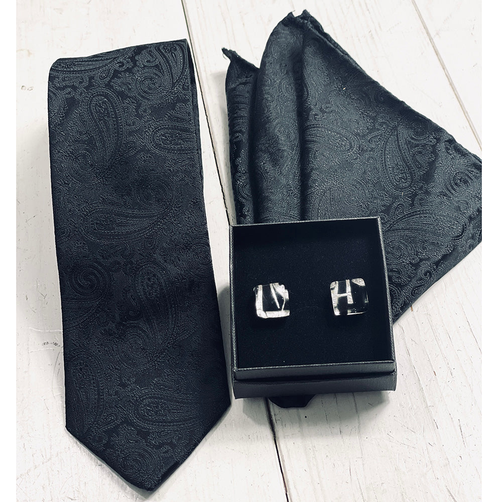 Mustat / Hopeat kalvosinnapit⎪ Tinti Matteo Venice