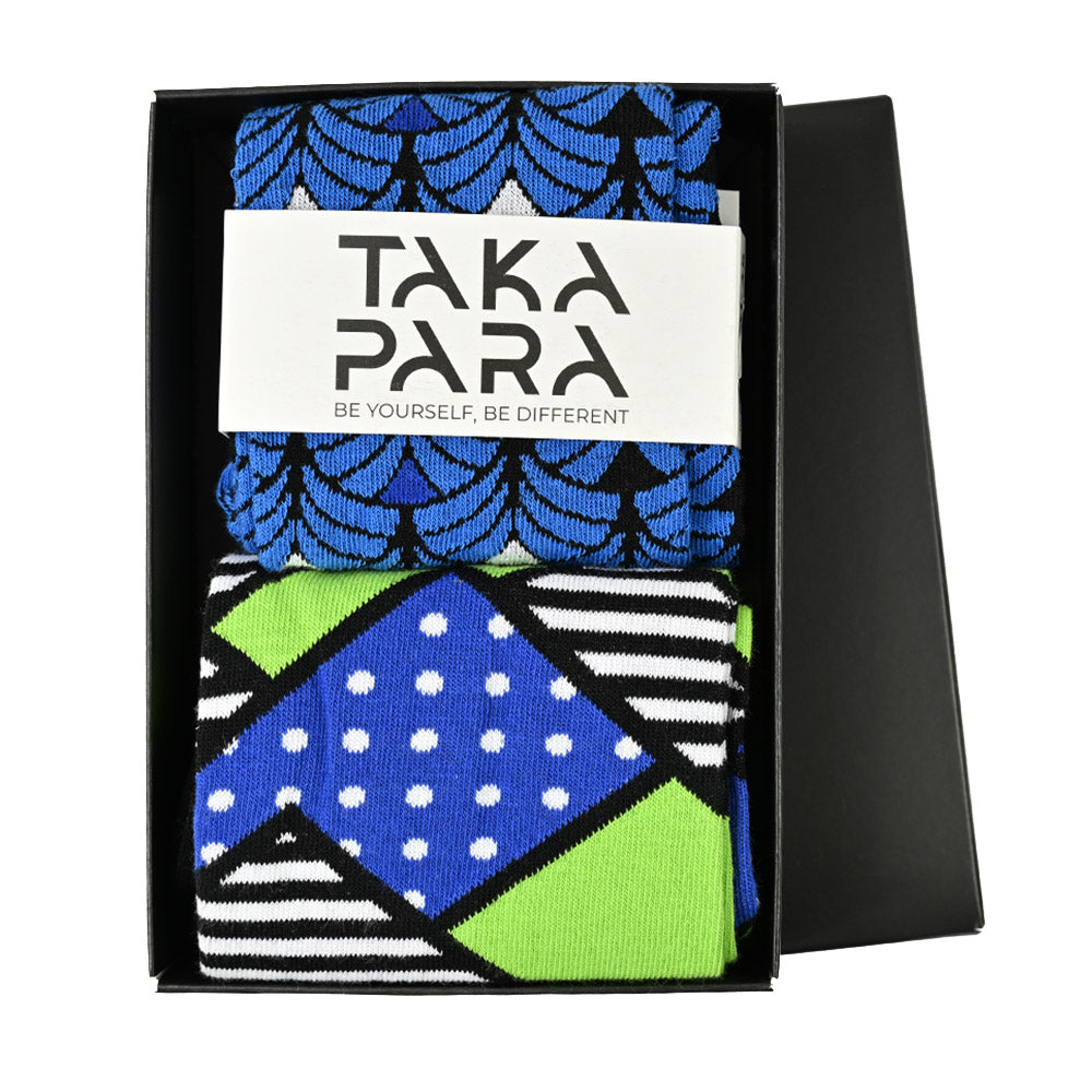 Sukat lahjalaatikossa ⎪ Blue Mix ⎪ Takapara