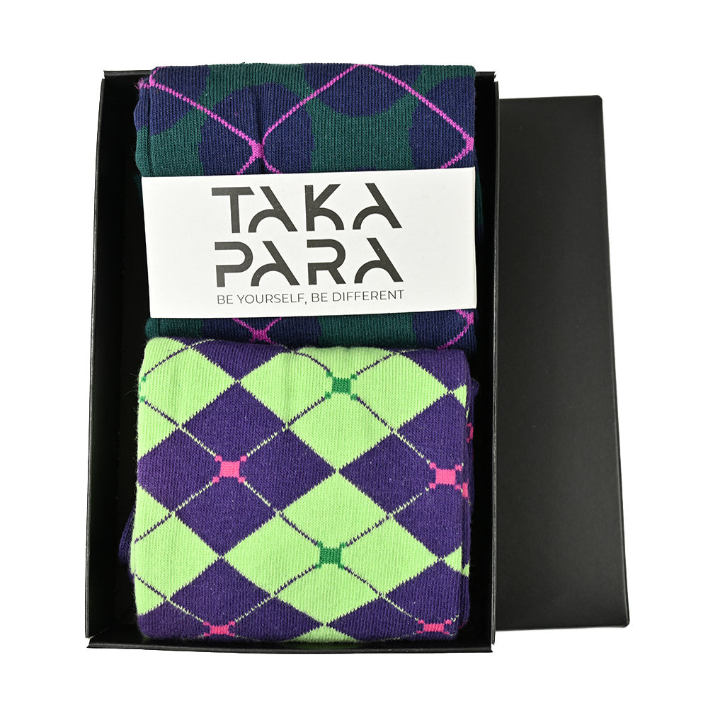 Sukat lahjalaatikossa ⎪ Green Mix ⎪ Takapara