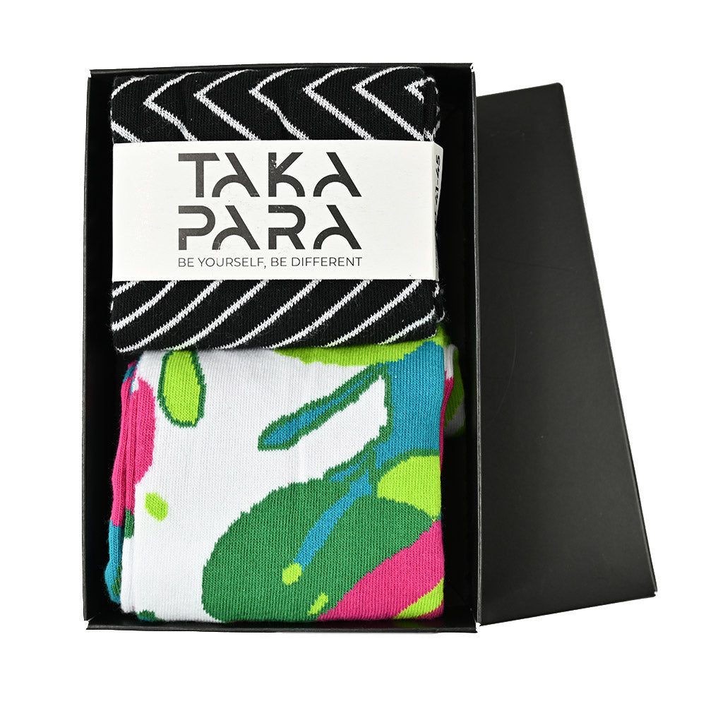 Sukat lahjalaatikossa ⎪ Colorful  & Black ⎪ Takapara