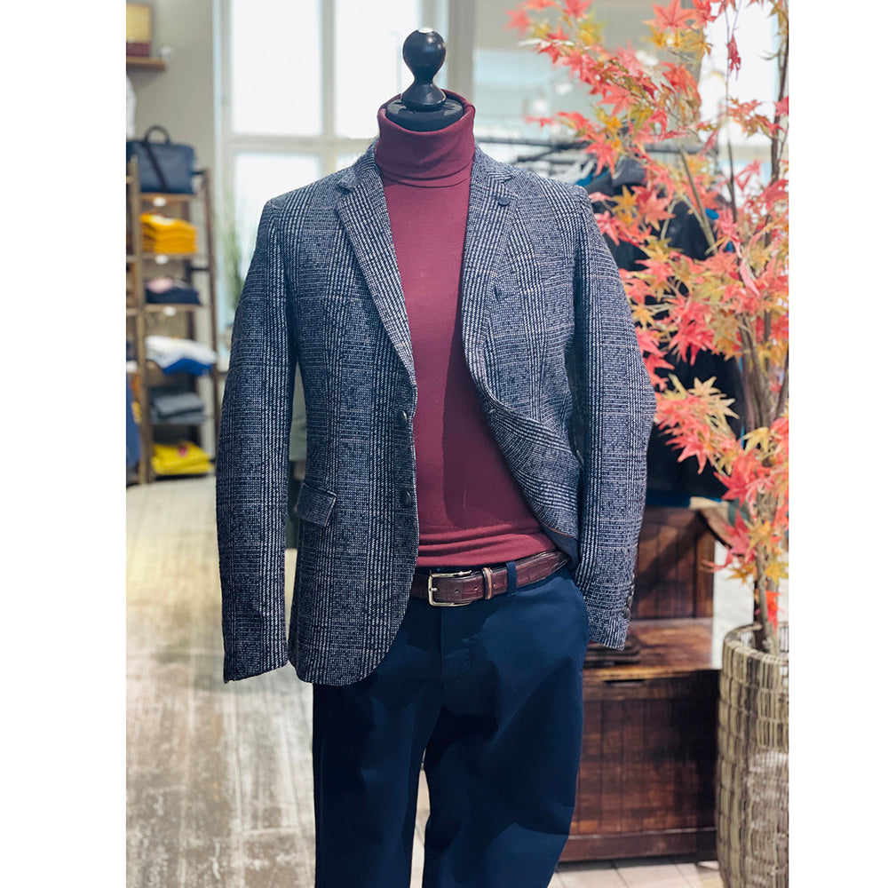 Dunkelblauer karierter Blazer ⎪ Bojano ⎪ Xagon Man