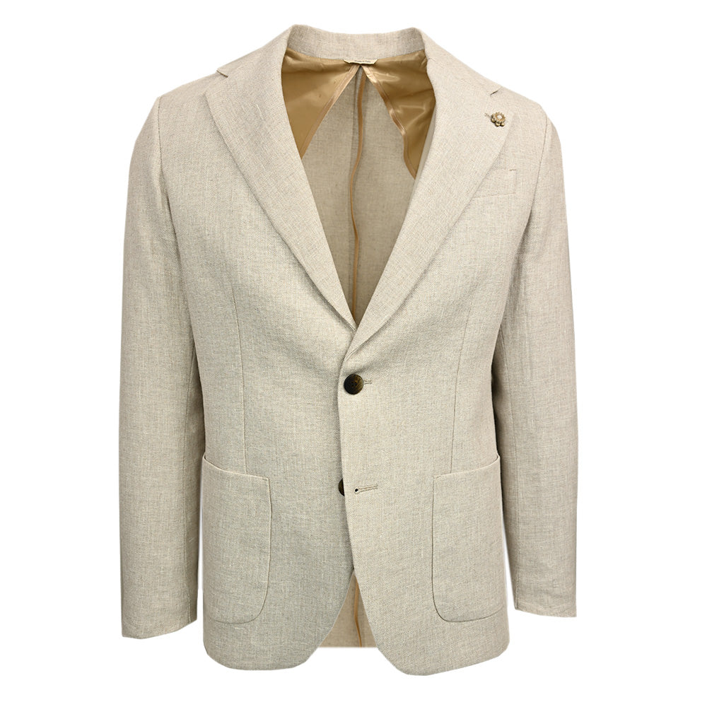 Vaaleanbeige pellavableiseri ⎪ Pellavapuku Teramo⎪  Xagon Man