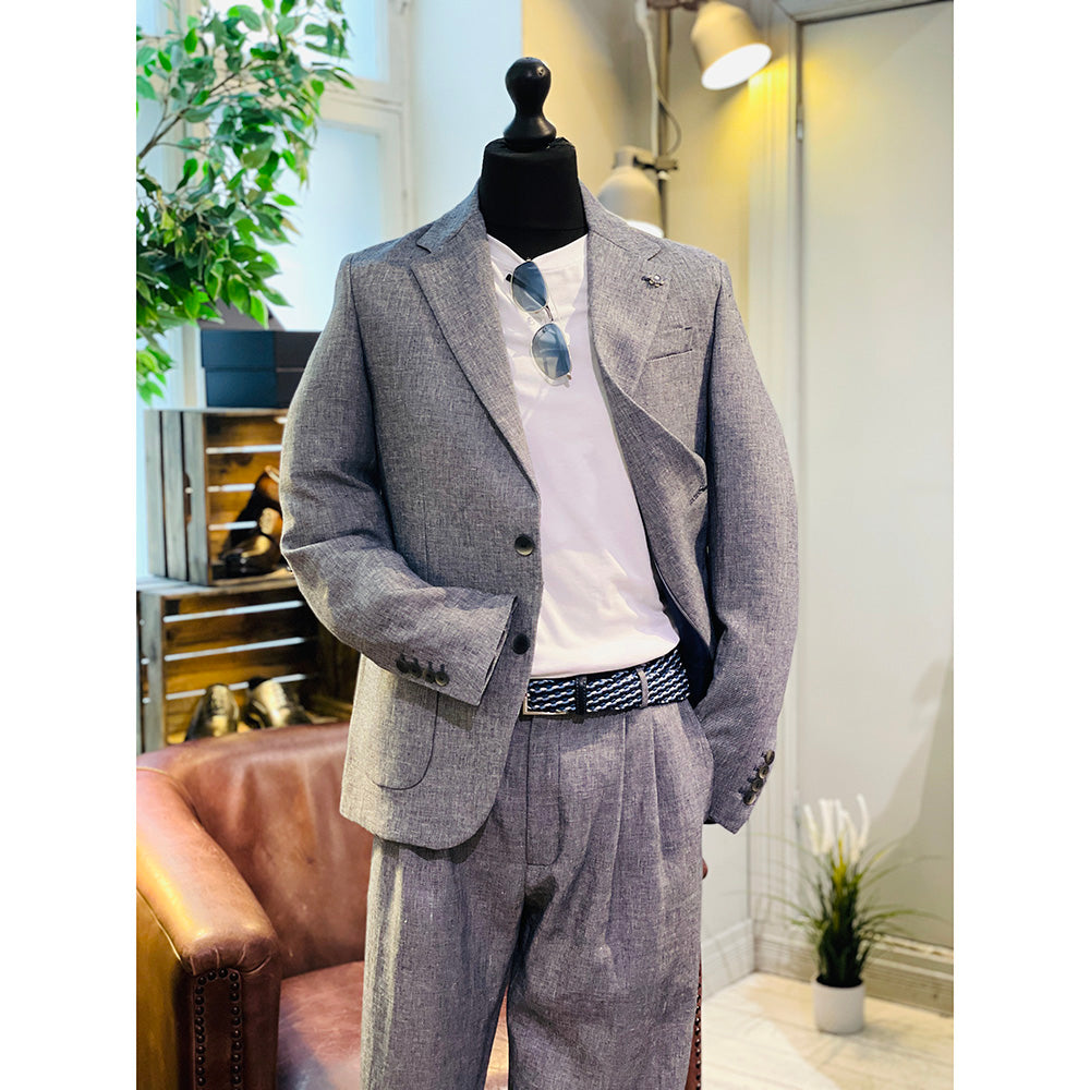 Blue Linen Blazer ⎪ Teramo ⎪ Xagon Man