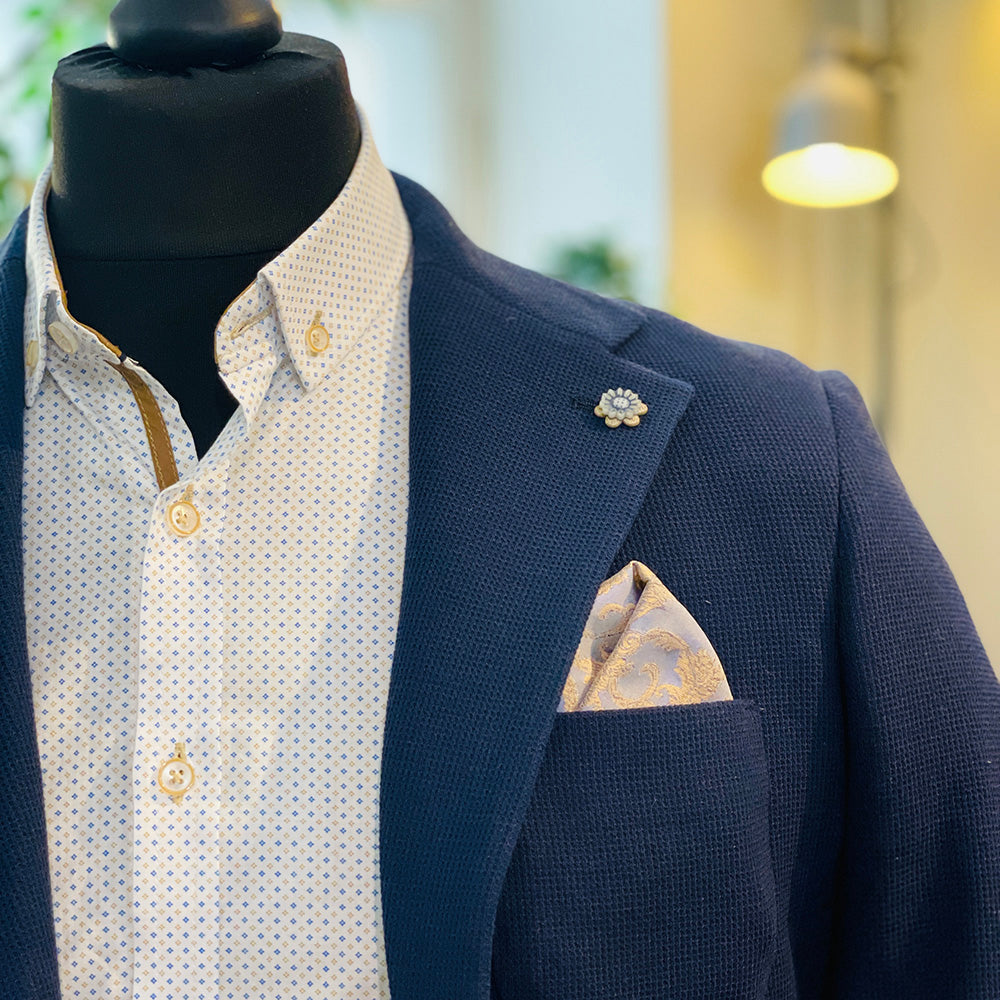 Dunkelblauer Strickblazer ⎪ Saronno ⎪ Xagon Man