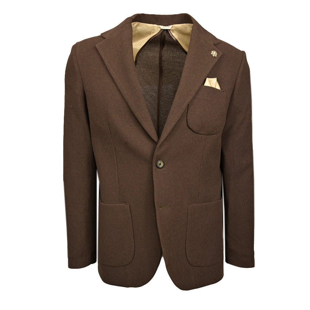 Brauner Strickblazer ⎪ Saronno ⎪ Xagon Man