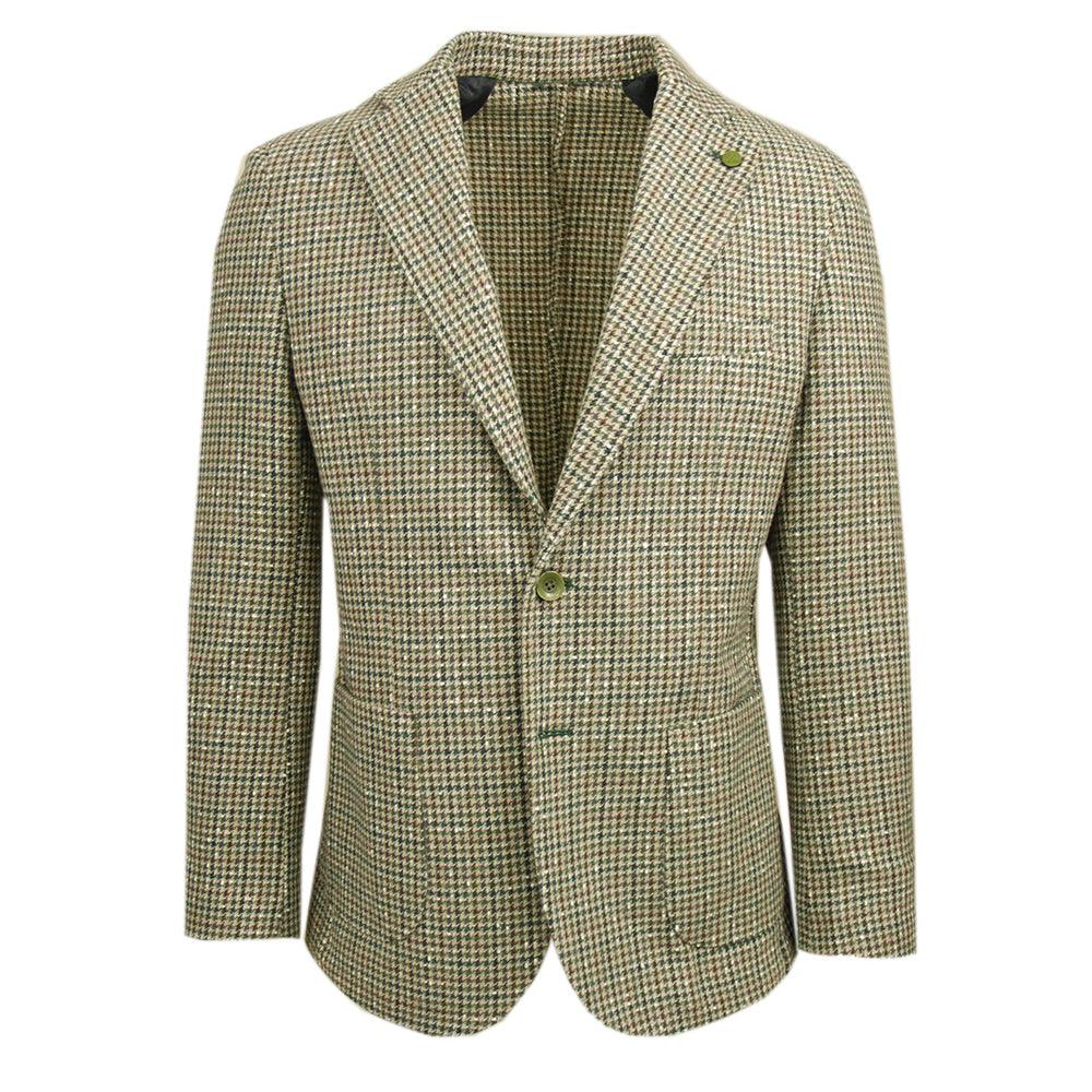 Brauner / Blauer karierter Blazer ⎪ Fermo⎪ Xagon Man