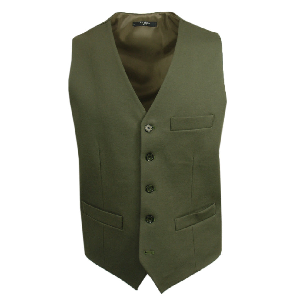 Olive green vest ⎪ Punto Milano ⎪ Xagon Man