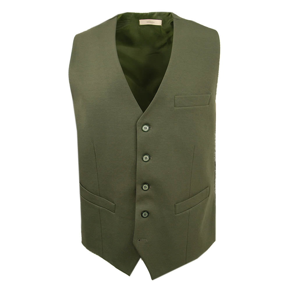 Olive green vest ⎪ Punto Milano ⎪ Xagon Man