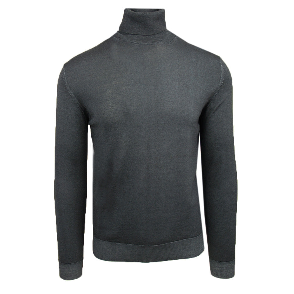 Grey merino wool turtleneck sweater ⎪ Palermo ⎪ Xagon Man