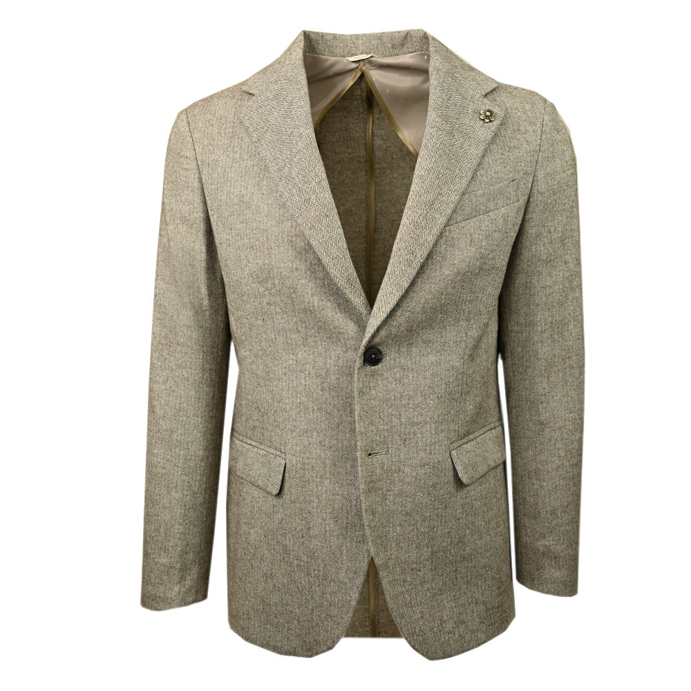 Vaaleanruskea kalanruotokuvioinen bleiseri ⎪ Herringbone ⎪ Xagon Man