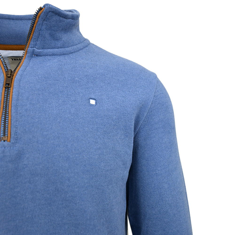 Ljusblå långärmad skjorta med dragkedja⎪ Trikå ⎪ Y.S. Original