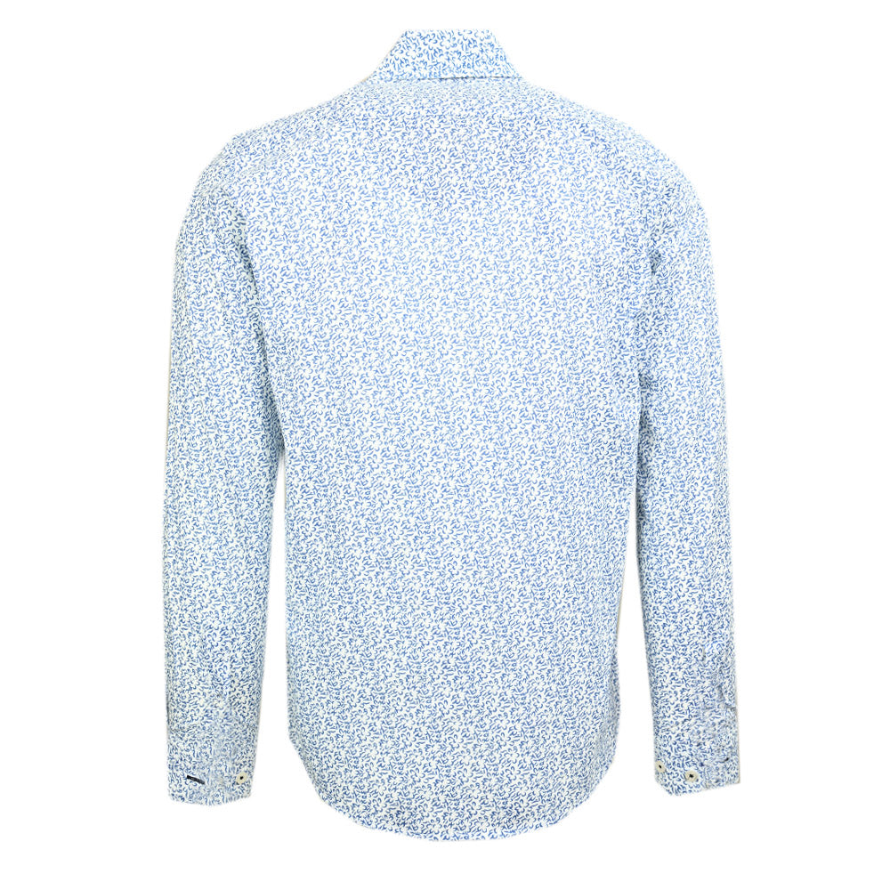 Weißes Hemd mit blauem Muster⎪ Ralph ⎪ Y.S. Original