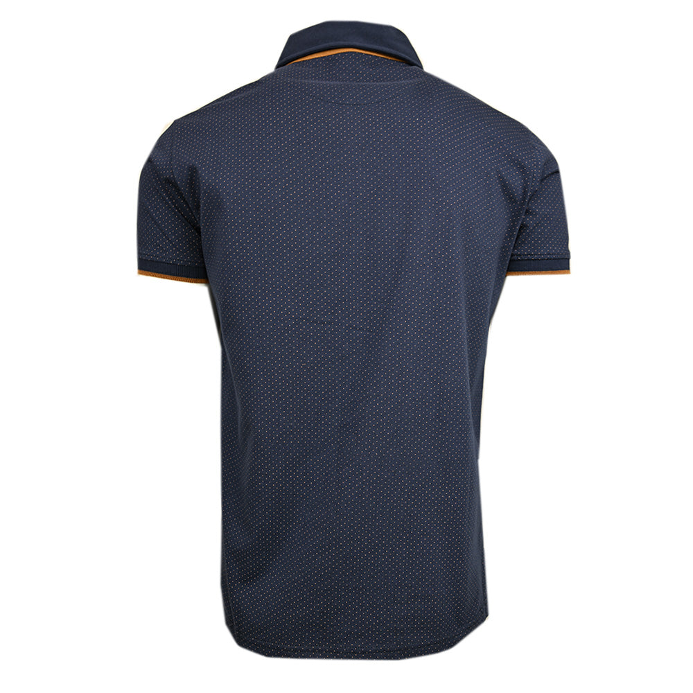 Dunkelblaues Poloshirt ⎪ Kleine Punkte ⎪ Y.S. Original