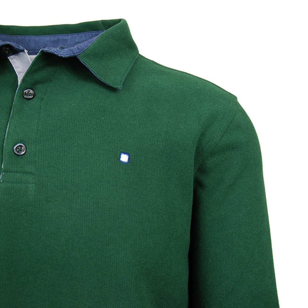 White polo shirt with turquoise pattern ⎪ Pattern ⎪ Yellow Skin
