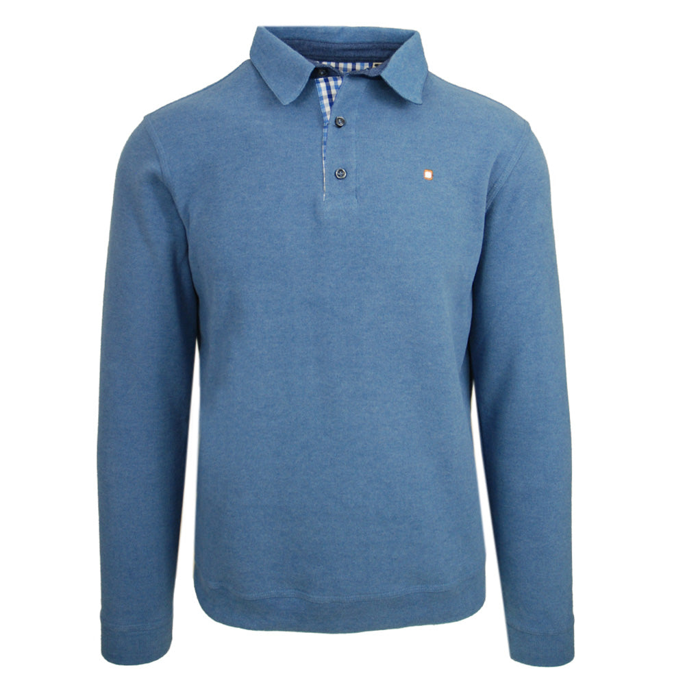 White polo shirt with turquoise pattern ⎪ Pattern ⎪ Yellow Skin