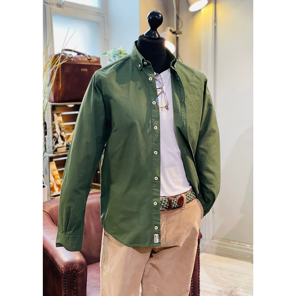Green casual collared shirt ⎪ Vidar ⎪ Y.S. Original