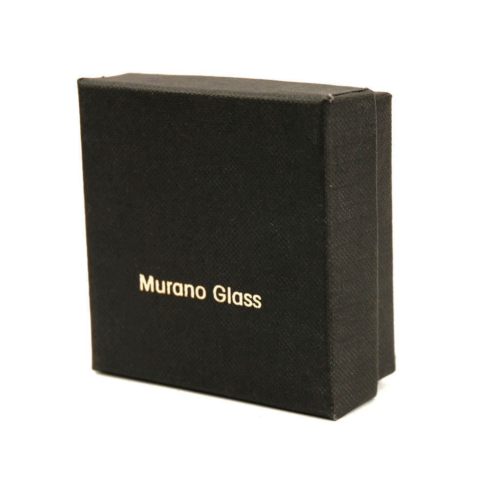 Lasiset kalvosinnapit kukkakuviolla ⎪ Tinti Matteo Murano glass