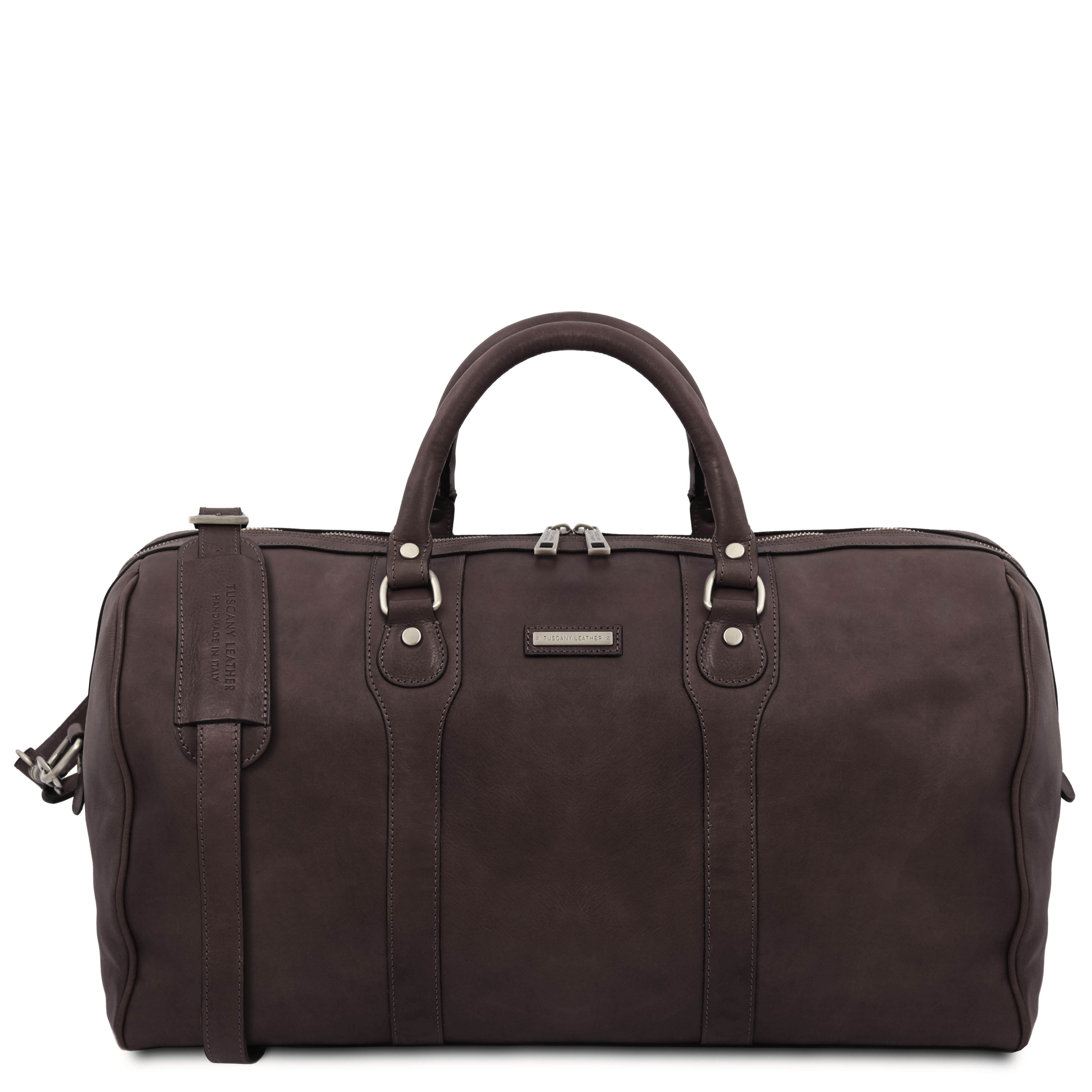 Dark brown large leather bag ⎪Oslo
