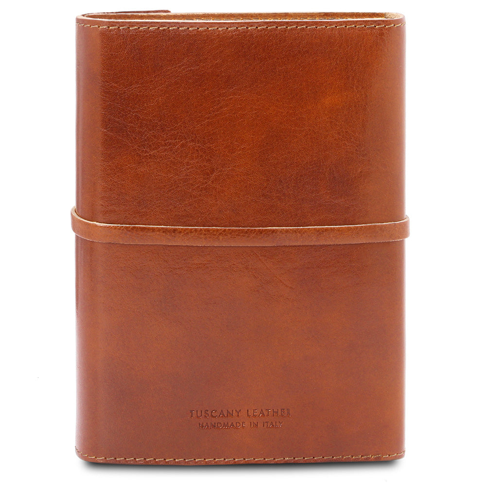 Vaaleanruskea nahkainen muistivihko  ⎪ Tuscany Leather