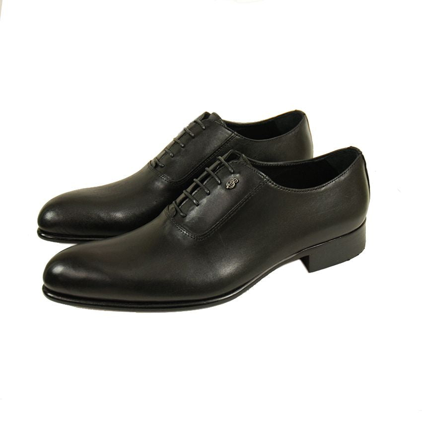 Black leather shoe roma⎪Cerruti Sergio