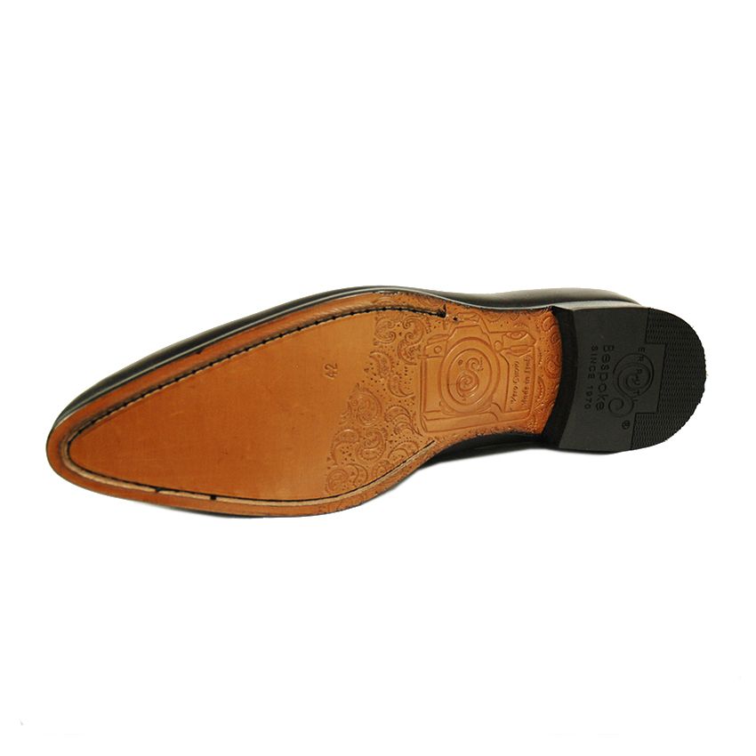 Black leather shoe roma⎪Cerruti Sergio