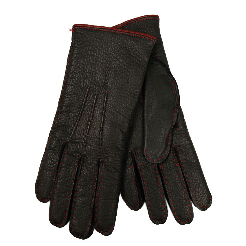 Black deerskin gloves Chester Jefferies