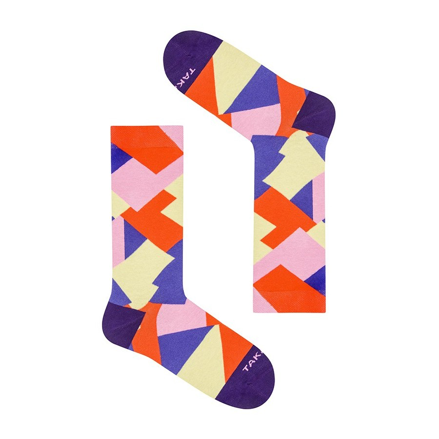 Värikkäät pastelli sukat U11M4 ⎪Takapara