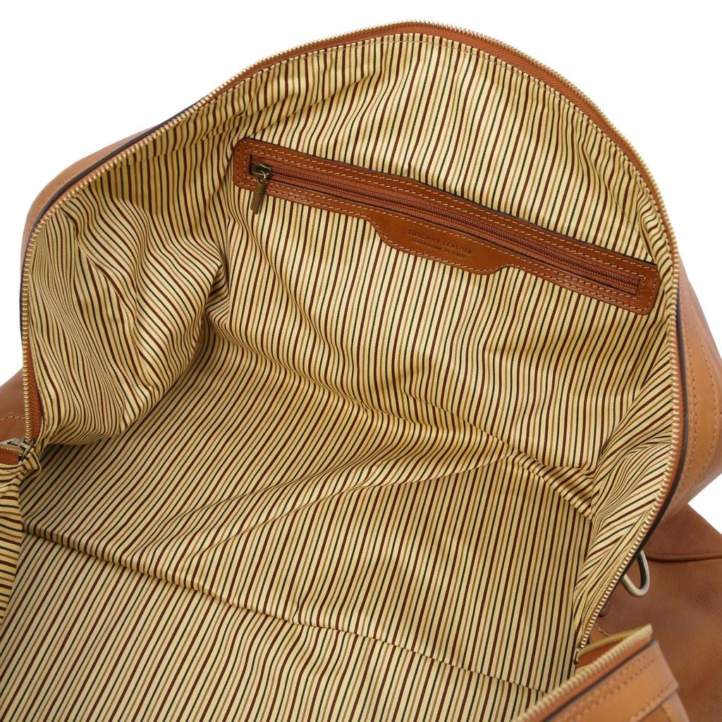 Light brown large leather bag ⎪Oslo