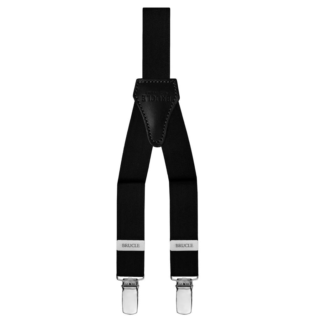 Black thin suspenders Brucle
