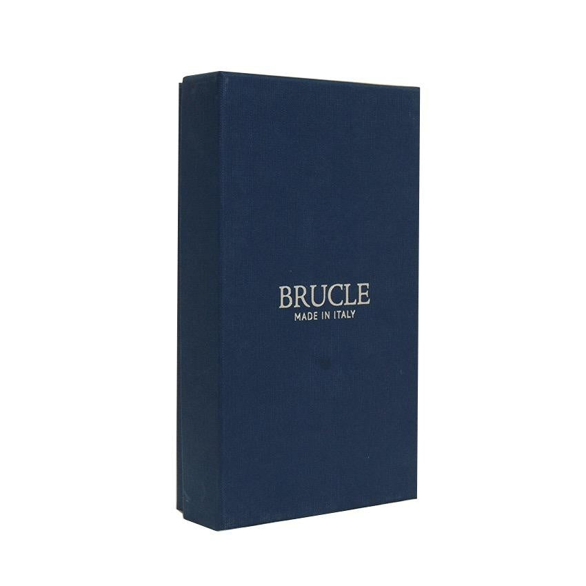 Blue thin suspenders with stripe⎪ Brucle