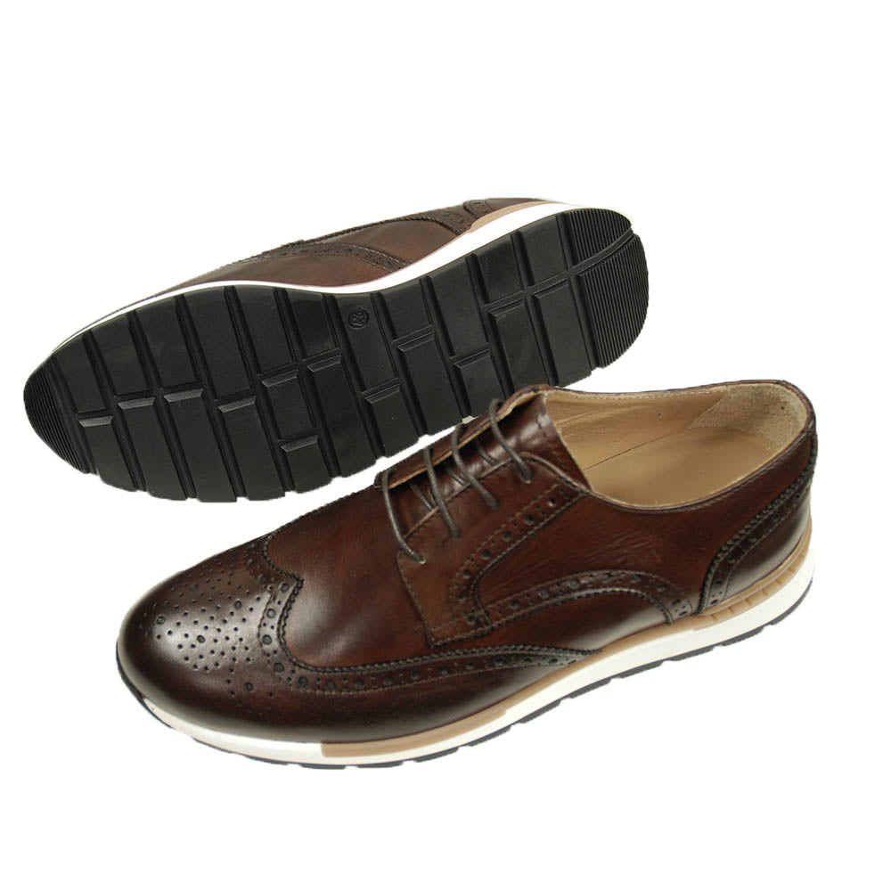 Brown leather shoe ⎪ Nobile