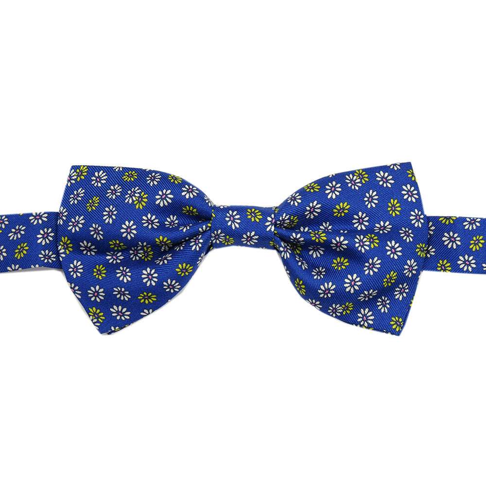 Blue flower bow BP Silk