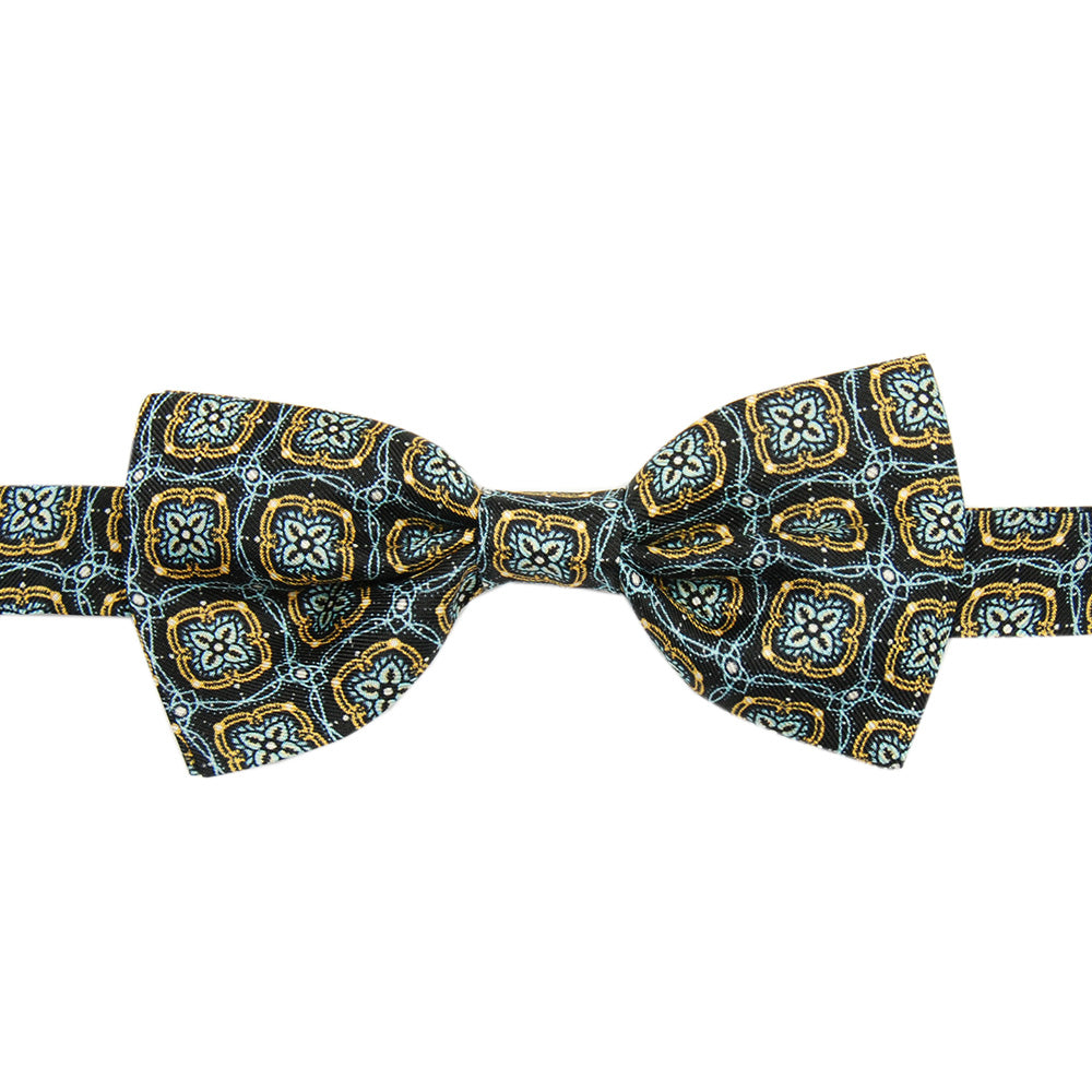 Black bow with pattern⎪ BP Silk
