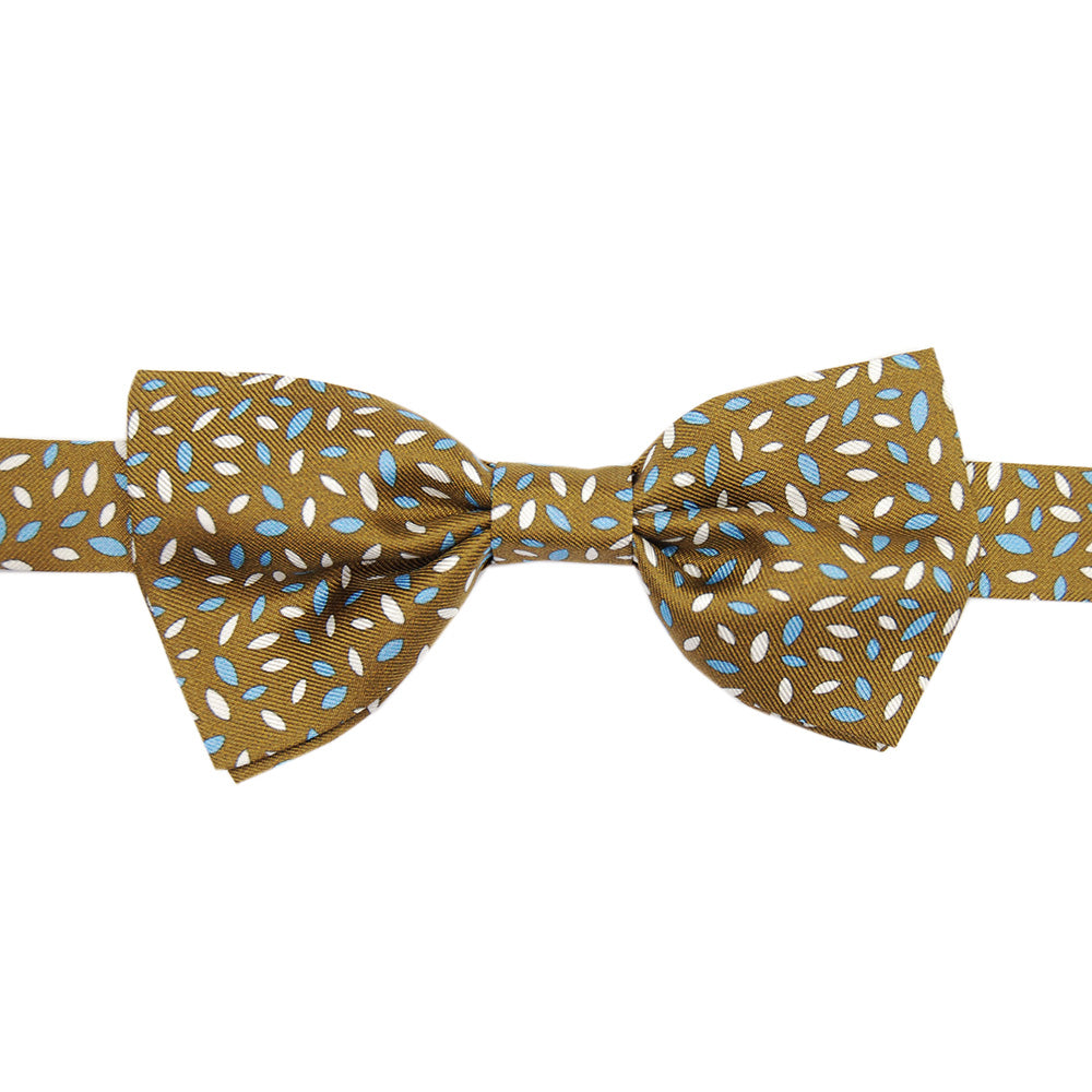 Light brown patterned bow⎪ BP Silk