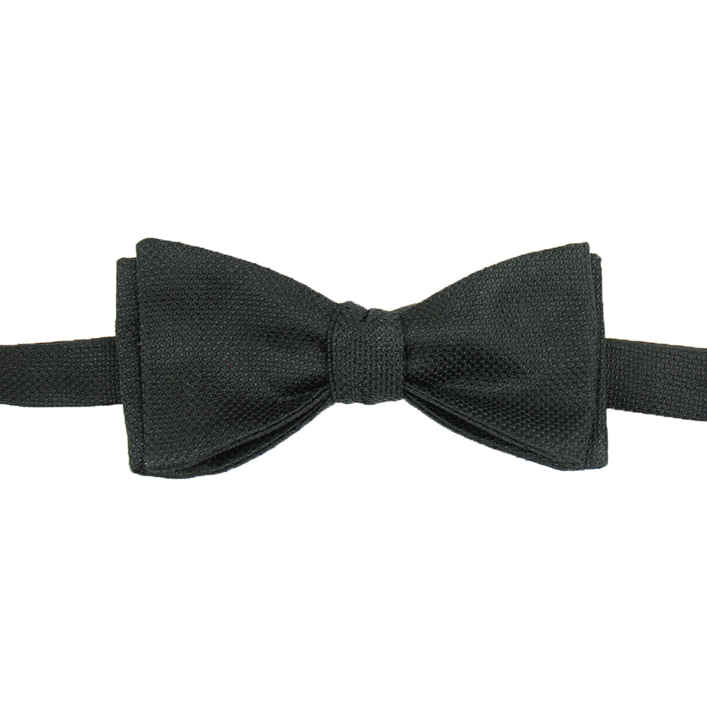Black self-tie bow BP⎪ Silk