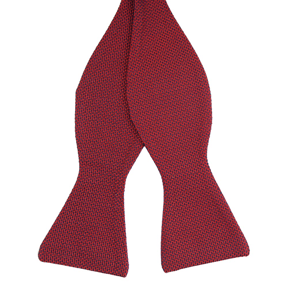 Red self-tie bow BPP Silk