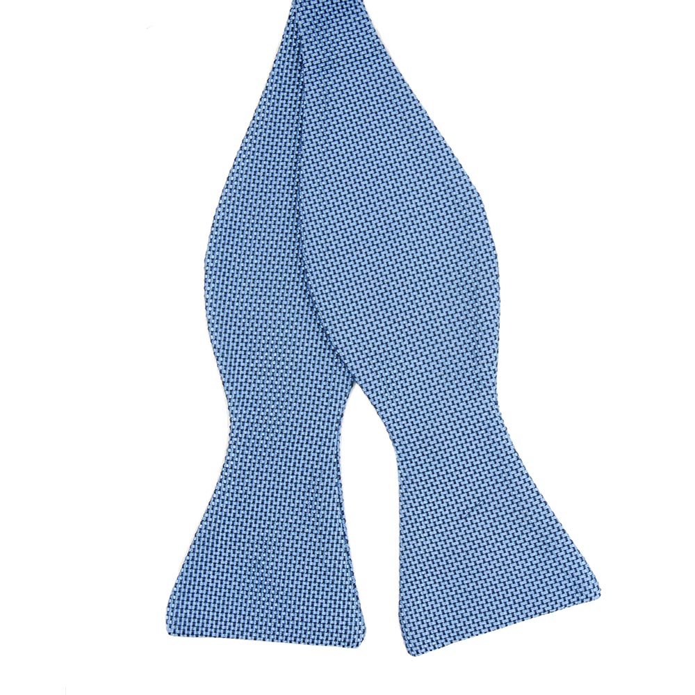 Blue self-tie bow BP⎪ Silk