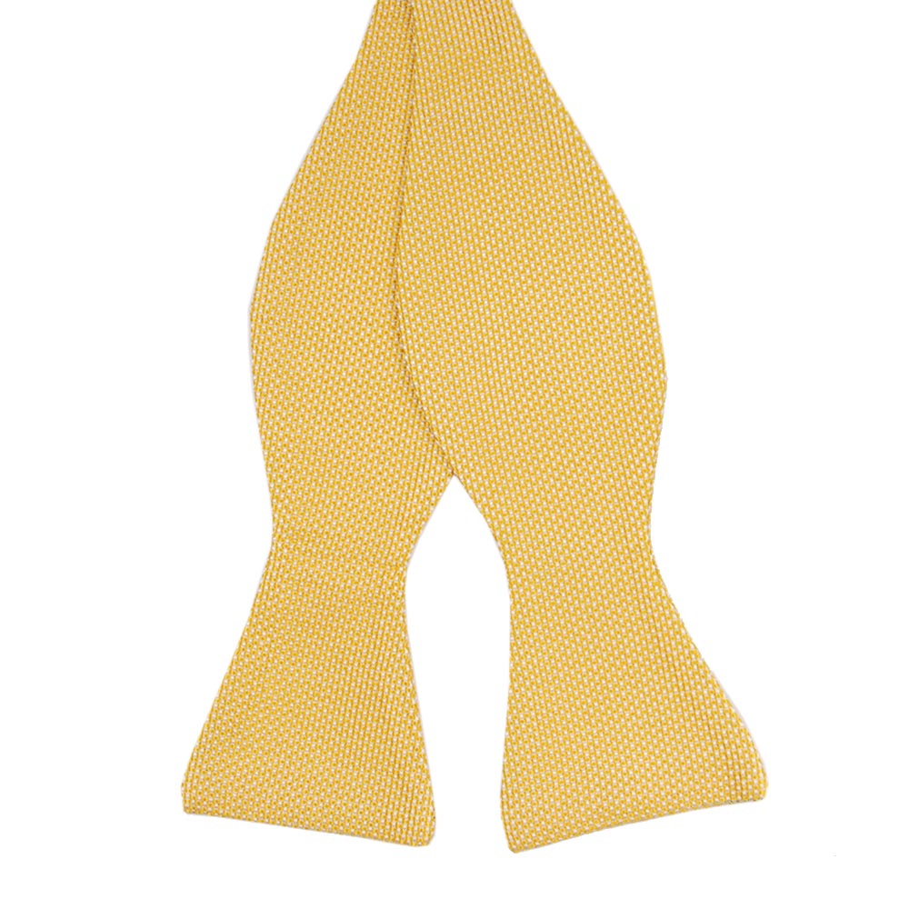 Yellow self-tie bow BP⎪ Silk