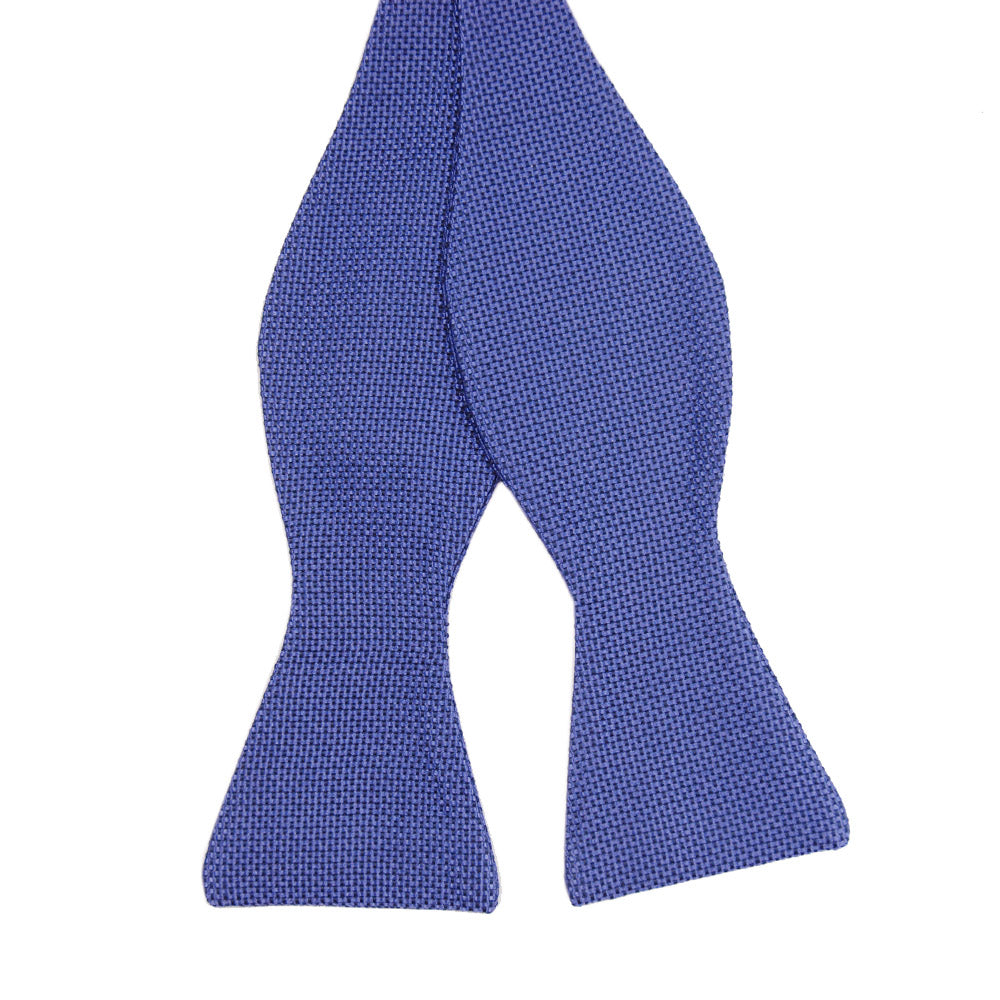 Purple self-knitting bow tie BP Silk